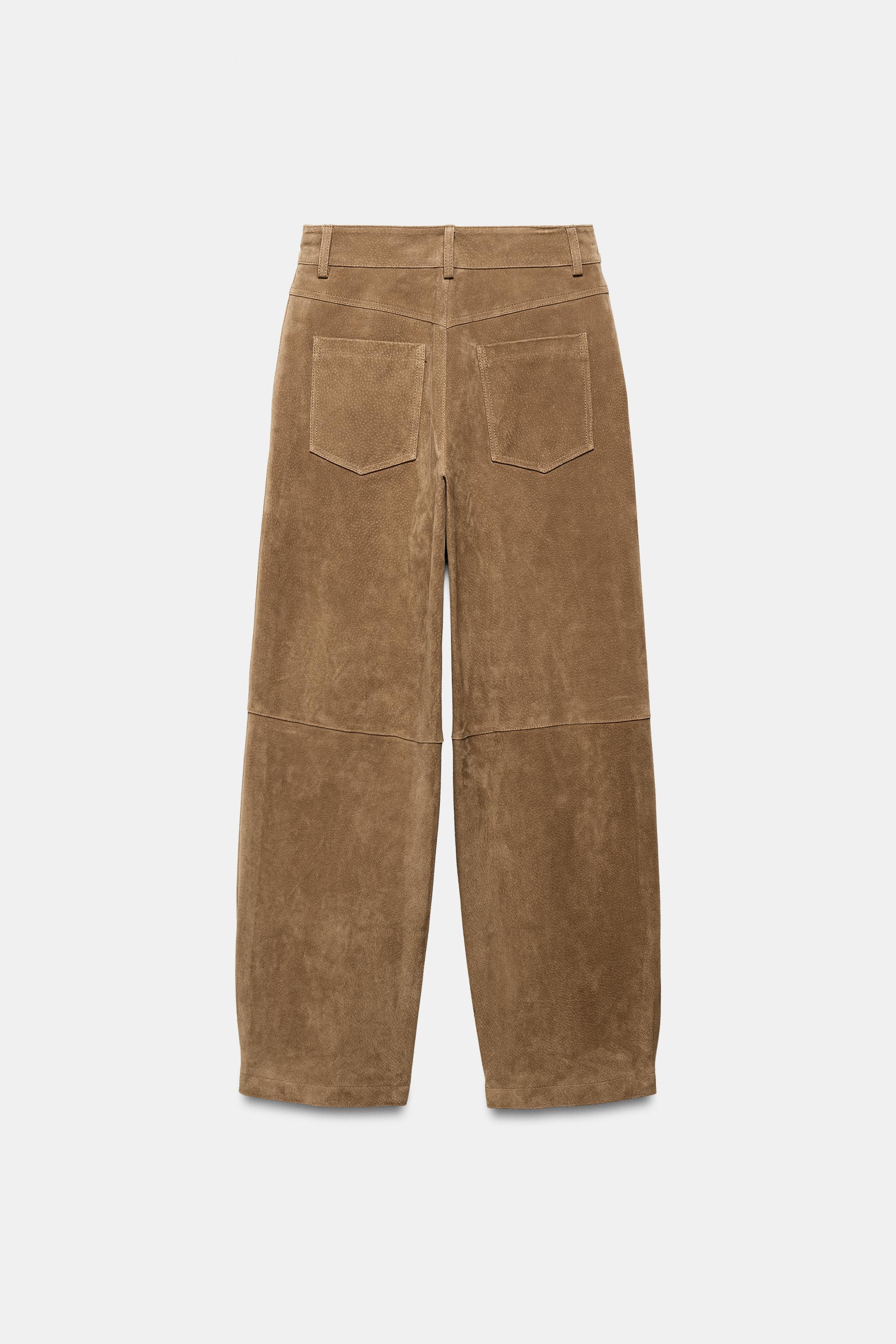 100% SUEDE LEATHER PANTS